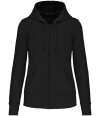 KB4031 K4031 Kariban Ladies Full Zip Hoodie Black colour image